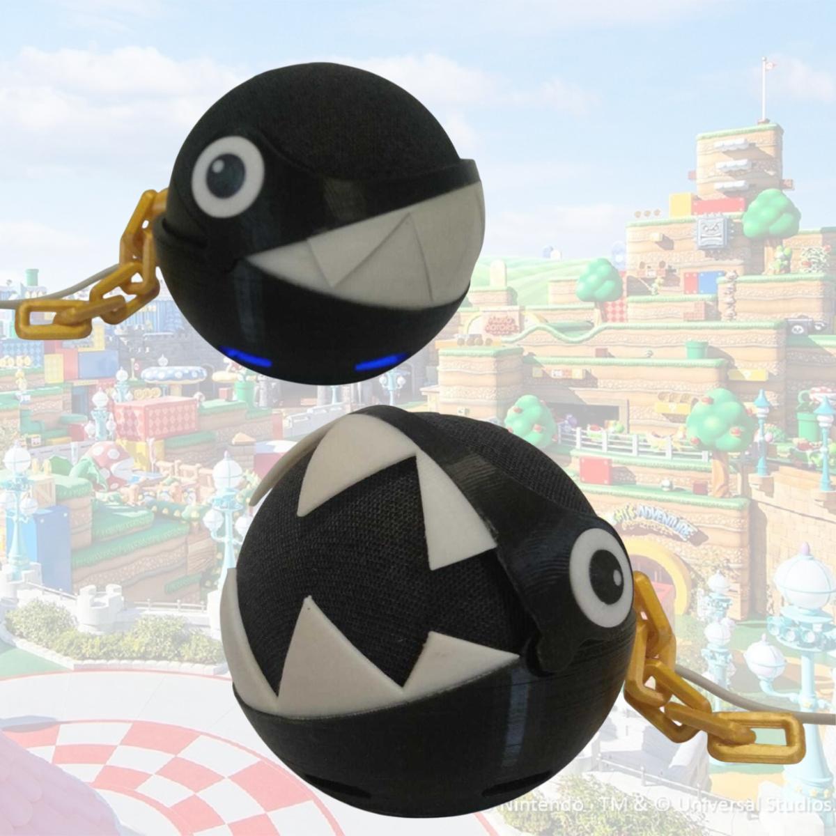 Soporte de Bomba Mario Bros para Alexa Echo Dot 4 y 5