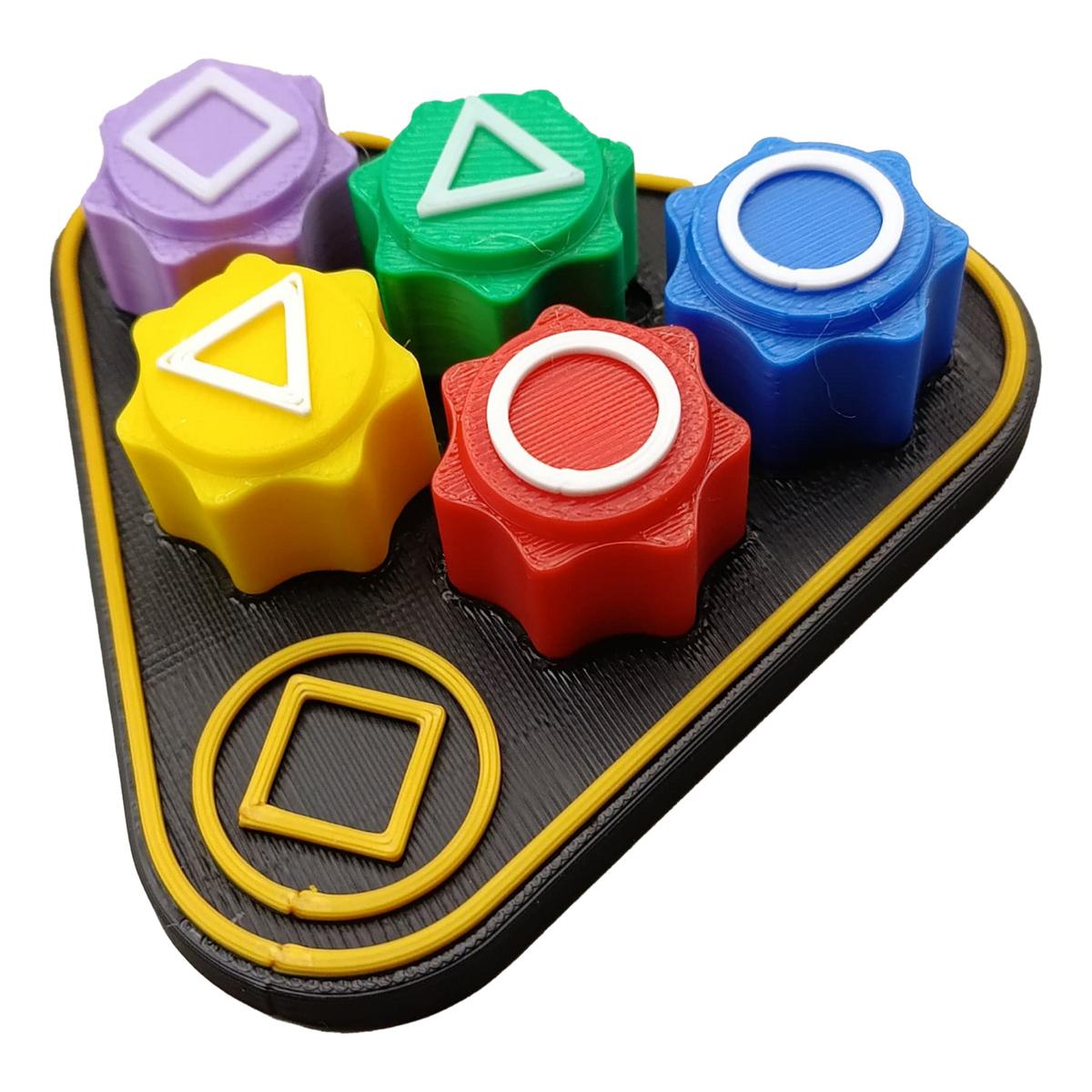 Gonggi Calamar 5 Lados Juego De Dados Cubo