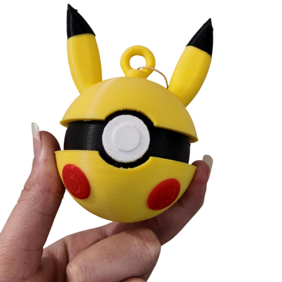 Esferas Pokemón, Pikachu, Cartepie, Decoración Navideña