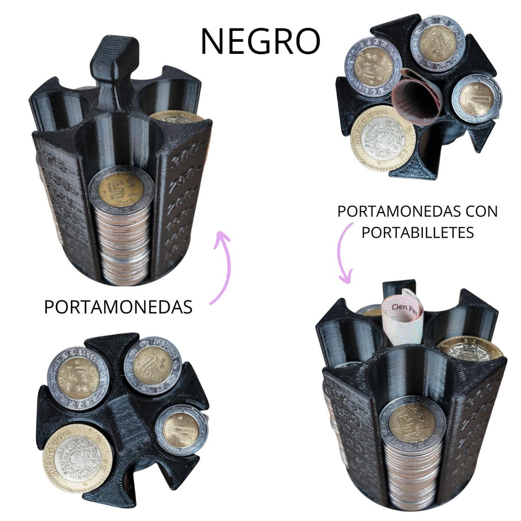 Porta monedas, Organizador para auto, porta monedas con contador