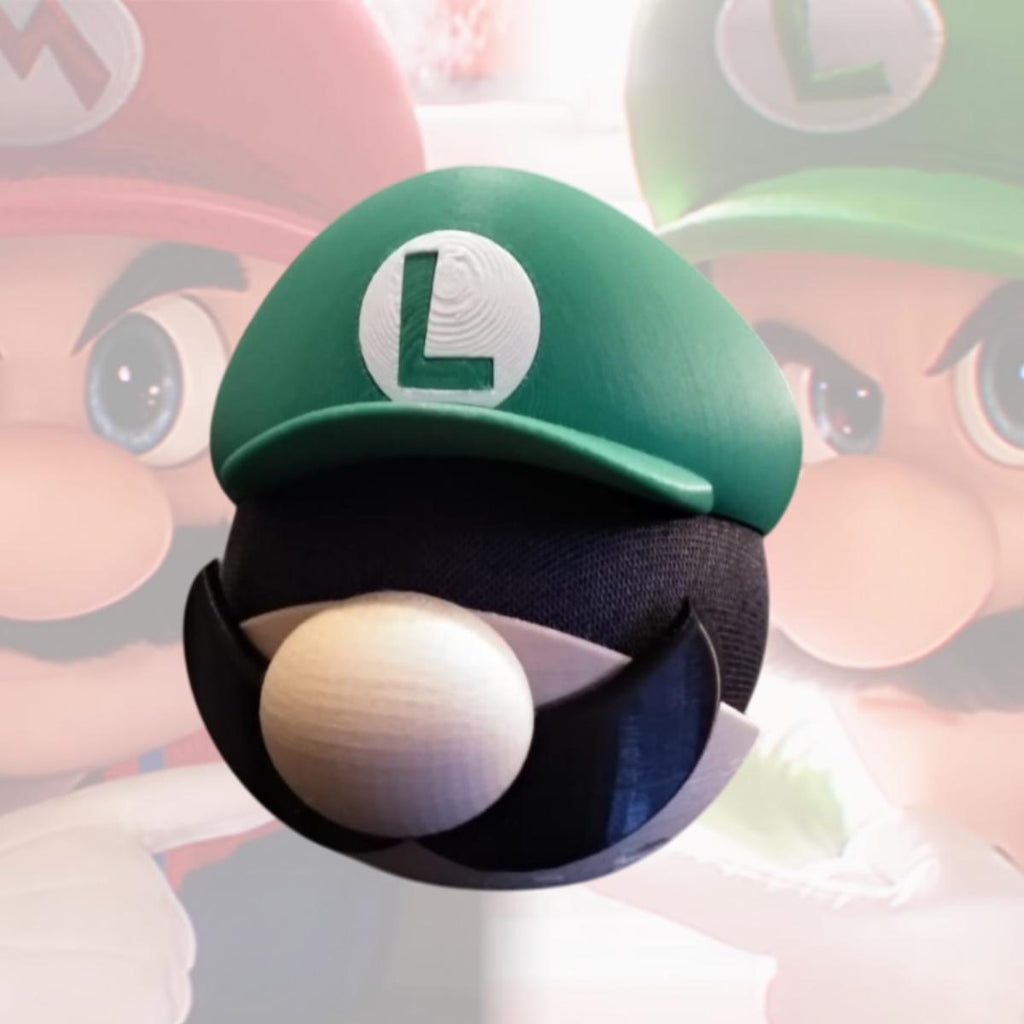 Soporte Mario y Luigi para Alexa Echo Dot 4 y 5