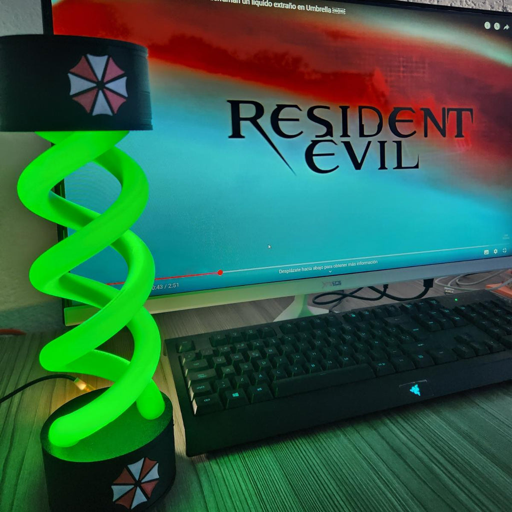 Lampara Virus T, Resident Evil, Umbrella, Decoración