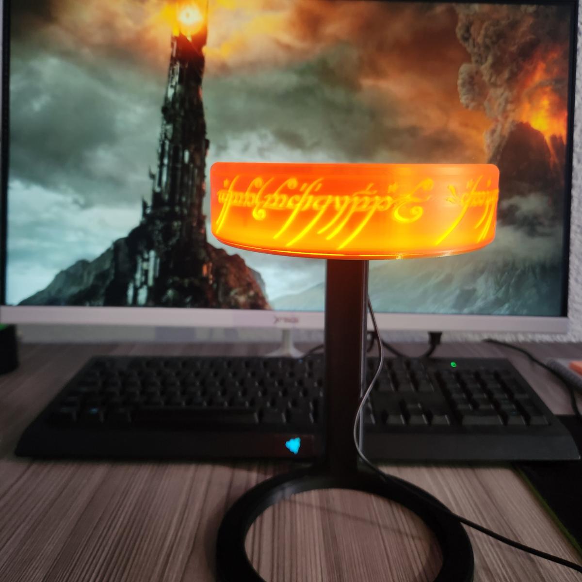 Lamparas De Mesa, Anillo De Poder, El Señor De Los Amillos