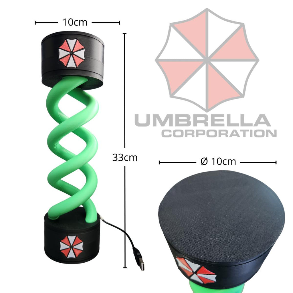Lampara Virus T, Resident Evil, Umbrella, Decoración