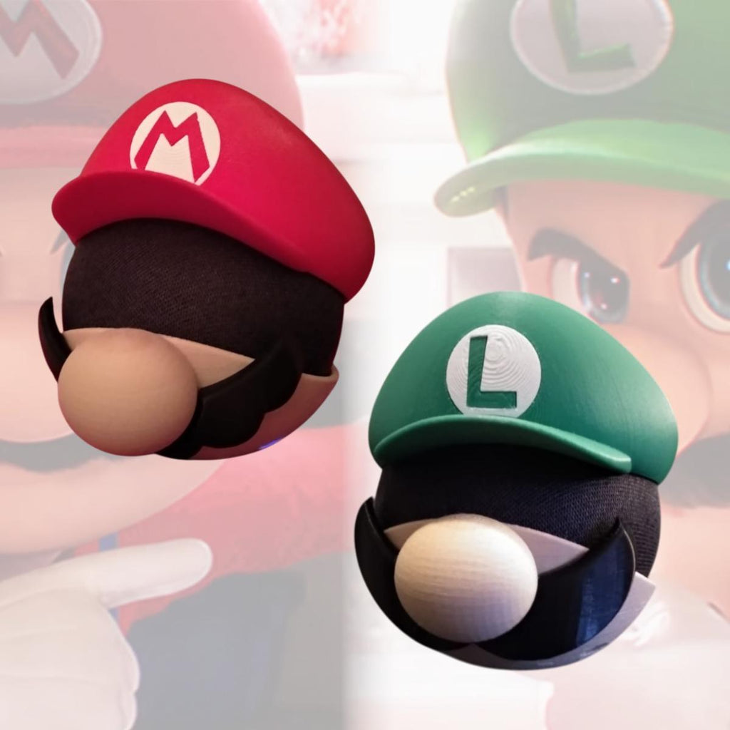 Soporte Mario y Luigi para Alexa Echo Dot 4 y 5