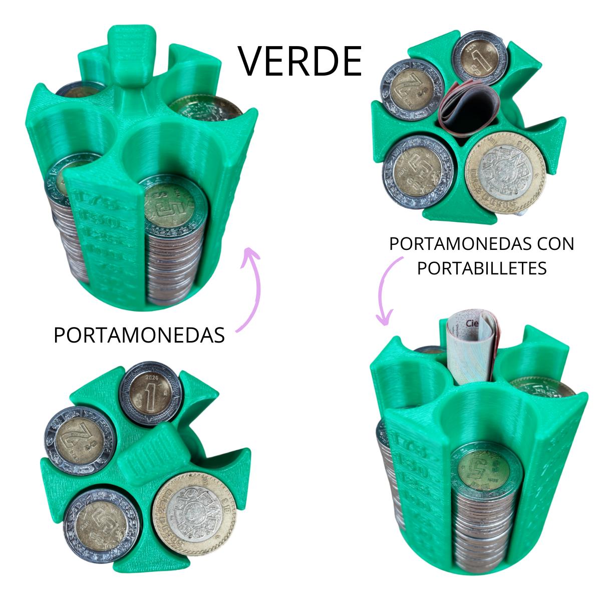 Porta monedas, Organizador para auto, porta monedas con contador